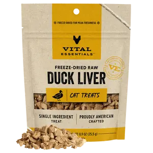 Freeze-Dried Duck Liver Cat Treats