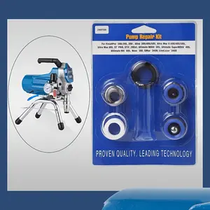 244194 -Graco Sprayer Diaphragm Pump Repair Kit Parts Seal for Models 390, 395, 490, 495, 595 | High-Quality Plastic & Smooth Finish