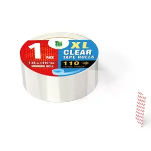Extra Long Lasting Clear Packing Tape [110 Yards] Heavy Duty Moving/Shipping Tape