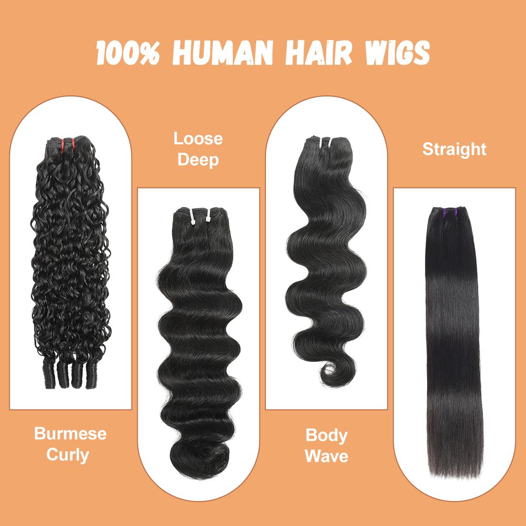 Karlami 100% Virgin Human Hair Body Wave Bundles 12A Straight Hair Bundles 3/4 Bundles Deep Wave Burmese Curly Bundles with 5x5 Closure Human Hair Bundles for Women Natural Black Karlami 100% Virgin Human Hair Body Wave Bundles 12A Straight Hair Bundles 3/4 Bundles Deep Wave Burmese Curly Bundles with 5x5 Closure Human Hair Bundles for Women Natural Black
