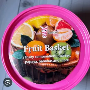 Pink Zebra Fruit Basket Wax Melts - Candle Decor for Home, Perfect for Serving Fruit, Easy to Use & Clean