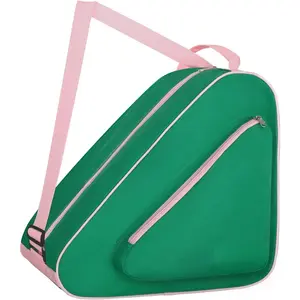 Skate Bag for Ice Skates, Inline Skates, Roller & Quad Skates,Unisex Skating Gear Bag for Adults