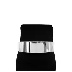 DERRY BOLD METAL CUFF BELT (silver)