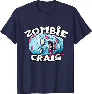 Zombie CRAIG T-Shirt Halloween Simple Costume T-Shirt - Sarahreb Shop 75B08L2RWLJH