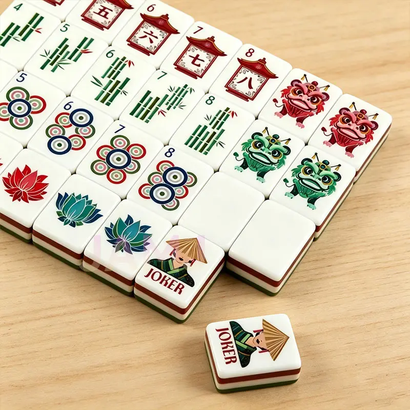 Premium Green Tiles, Modern Design, Game Night Essential, Beginner-Friendly & Fun For All,Perfect Gift For Friends & Family