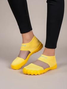 women's solid color breathable comfortable sports shoes, casual wide toe box minimalist sneakers, lightweight breathable running shoes for outdoor activities