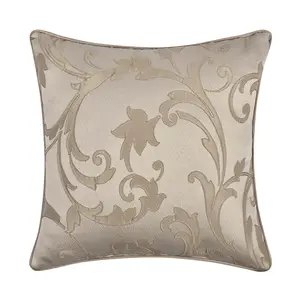 Spectra Taupe Square Decorative Throw Pillow 16" x 16"