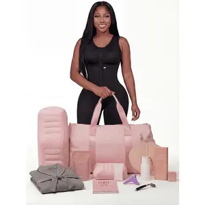 Snatched Body Full Body Stage 1 Shapewear Kit, High Compression Faja with Built-in Bra, Comfort & Daily Essentials Bundle