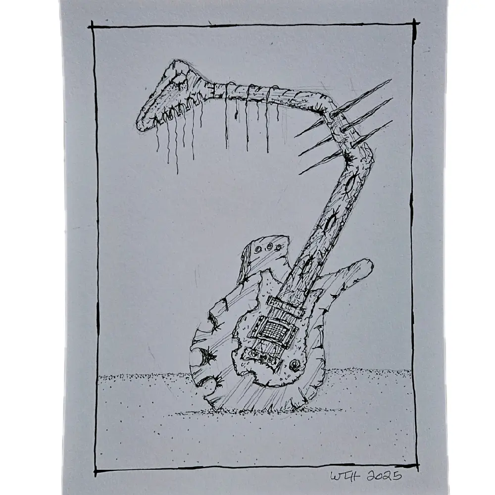 Original abstract ink drawing.