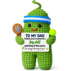 Dad Gifts for Fathers Day - Funny Gag Father's Day Birthday Handmade Crochet Pickleball Gifts Accessories for Dad Father Men Daddy Papa from Daughter Son Christmas Stocking Stuffers