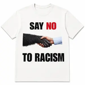 Anti Racism Unity Shirt for Men, Say No to Racism Graphic Tee, Equality Awareness T-Shirt, Diversity Inclusion Shirt, Human Rights Statement Tee
