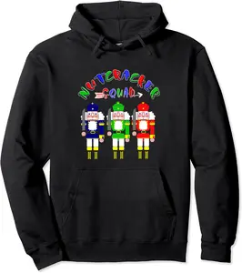 Nutcracker Squad for Friend Group, Matching Family Costume Pullover Hoodie - Lydiagarcia Shop 28B082QHSSFS