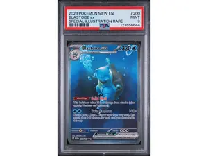 2023 Pokemon Scarlet and Violet 151 Special Illustration Rare Blastoise Ex #200 PSA 9