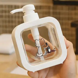Cute Cartoon White Cat with Dark Brown Wine Bottle, Spilled Red Liquid, Moisturizing Soap Pump Bottle, Soap Dispenser - Ideal for Kitchen & Bathroom Decor, Playful & Mischievous Cat Design, Perfect for Home Organization