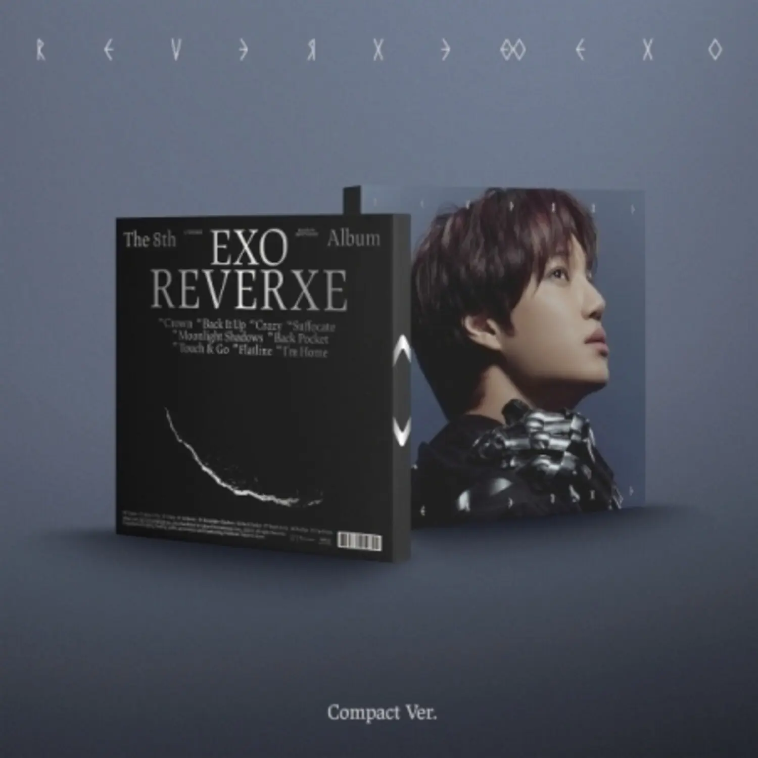 EXO Band 2026 Release Reverxe Compact Version Music Album CD, Asia-Import, 48-Page Crafted Photo Book, Decorative Sticker, for Enthusiasts, No Age Restriction