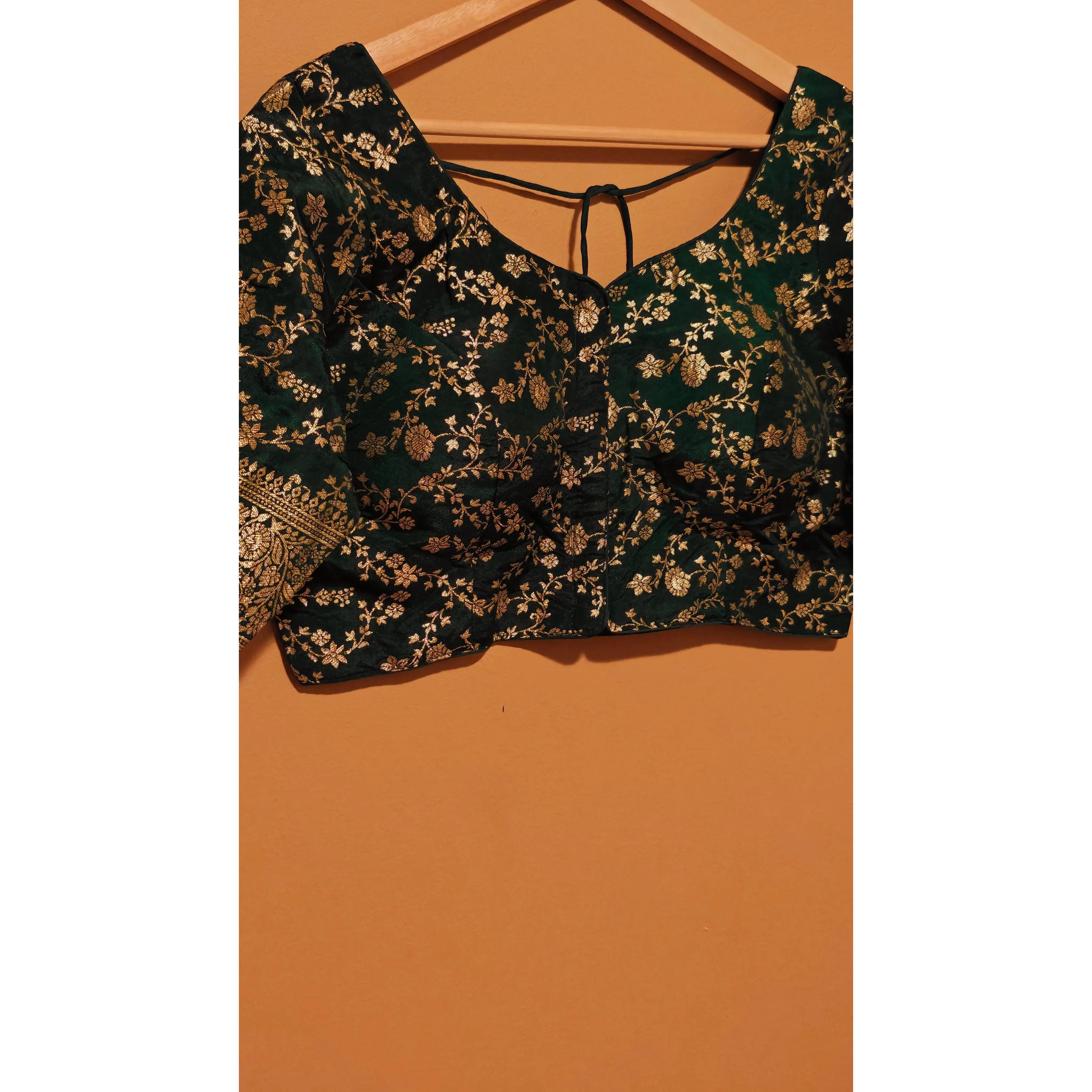 Party Wear Floral Print Designer Blouse - Adjustable Fit, Elegant Design, Ideal for Womenswear, Comfortable and Durable Fabric