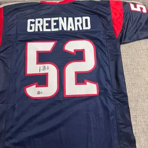 Jonathan Greenard Autograph Signed Custom Jersey- Beckett Coa-Houston football