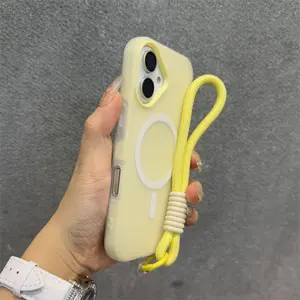New 2-in-1 Jelly Magnetic Case for iPhone 17/16/15/14/13/12 Pro Max & 16/15/14 Plus Minimalist Skin-Feel Shock-Resistant Protective Cover
