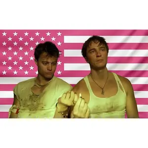 Flag Drew JJ Tapestry Pink Rafe America Funny Starkey Cameron Maybank Flag poster with 4 Brass Grommets for College Dorm Decor, Room Decor Flag Merch Gift 40in*60in Tapestry