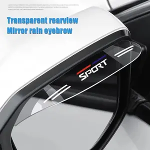 Car Rearview Mirror Rain Cover, Transparent Waterproof Car Rearview Mirror Rain Cover, Universal Automotive Car Exterior Accessories for Most Cars