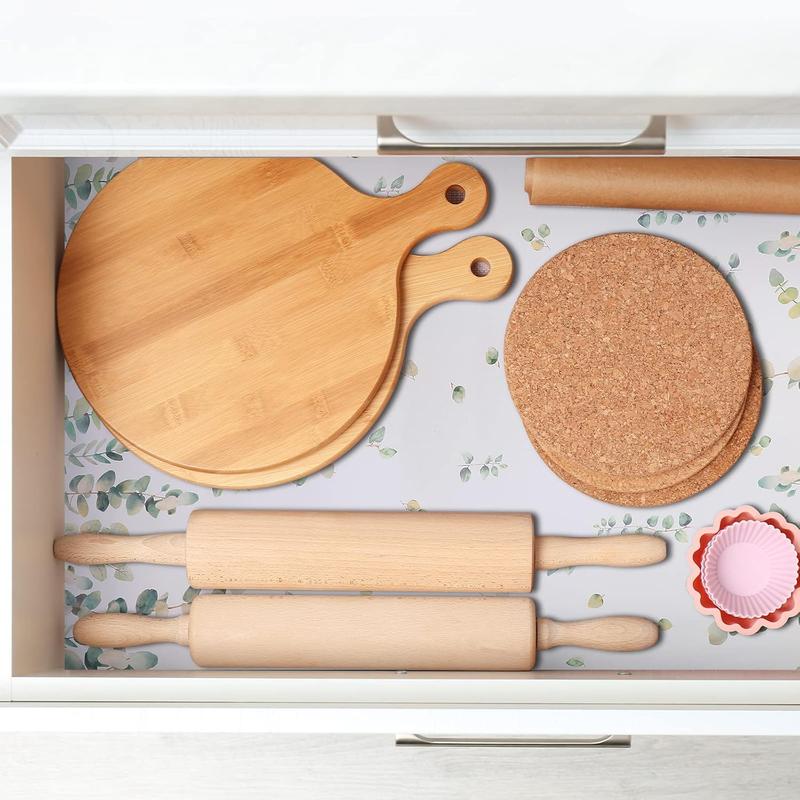 24 Sheets Scented Drawer Liners for Dresser 15.7 x 22.8 Inch Lavender Drawer Paper Non Adhesive Liners Dresser Scented Floral Print Fragrant for Kitchen Cabinet Shelf Closet(Rustic Style)