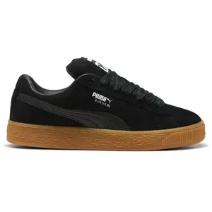 PUMA Mens Suede Xl Flecked Lace Up Sneakers Shoes Casual - Black