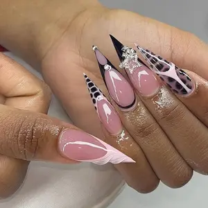 Gel-X Press On Nails with Unique Designs for Stylish Manicures Easy Application & Versatile Use