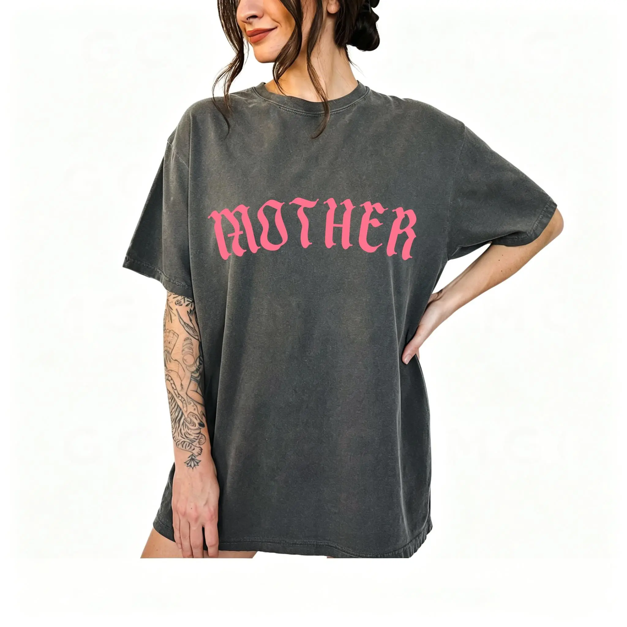 Washed T-shirt-Black-1