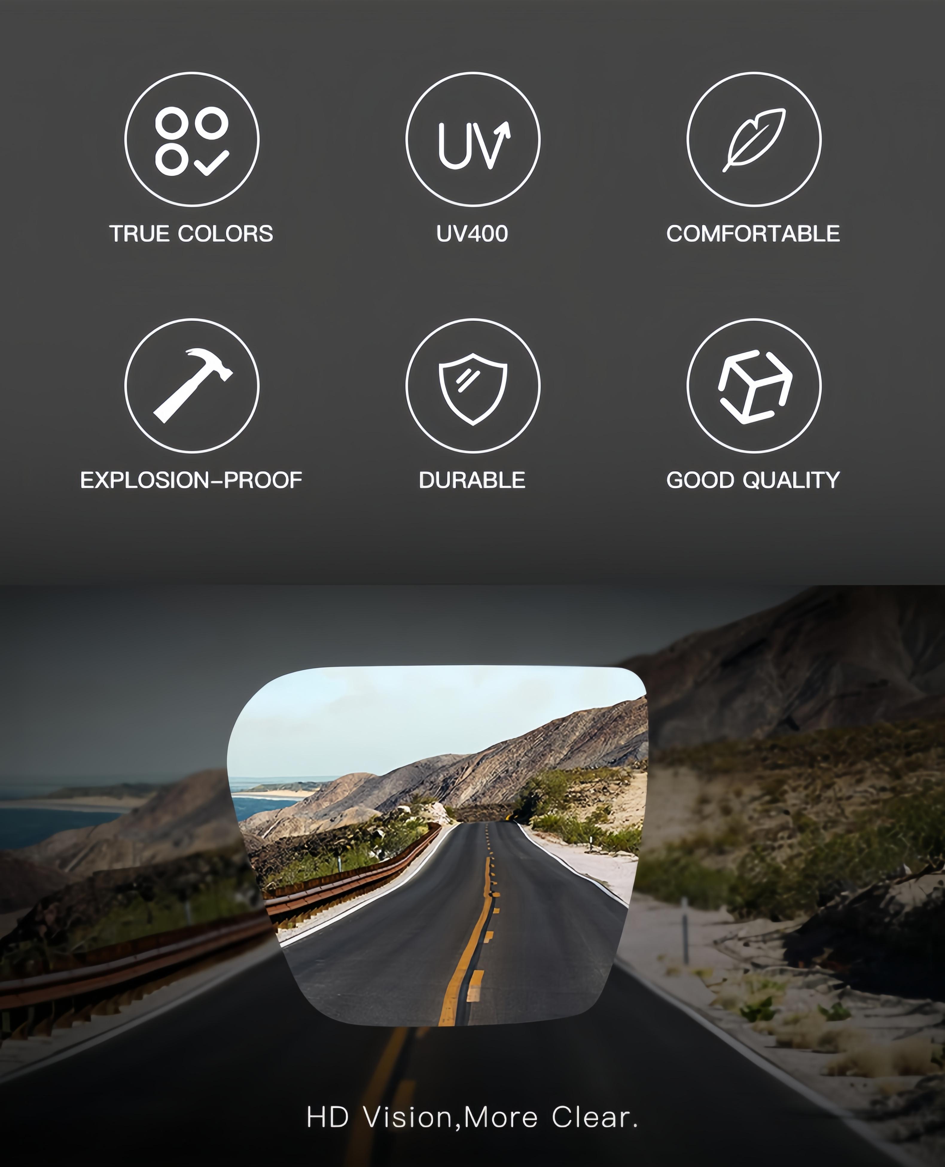 Unisex Polarized Safety Sunglasses UV400 Protection Ultra-black Aviator Style Practical for Travel Fishing Golf Cycling Hiking Vacation Y2K Retro Designer Oversized Luxury Glasses Unisex Polarized Safety Sunglasses UV400 Protection Ultra-black Aviator Style Practical for Travel Fishing Golf Cycling Hiking Vacation Y2K Retro Designer Oversized Luxury Glasses