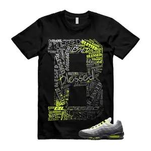 Air Max 95 Big Bubble Neon Yellow Black Cool Grey 2026 OG T Shirt Match B BLS
