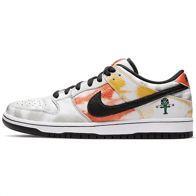 Nike SB Dunk Low Raygun Tie-Dye White Skate Shoes Unisex BQ6832-101