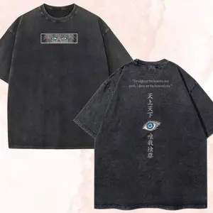 Embroidered Anime Shirt: Sorcery Battle, Limitless Cursed Technique Design, Gifts for JJK Lovers