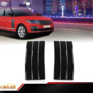 Door Side Fender Vents Molding Cover Trim Fit For 13-22 Range Rover L405 Black