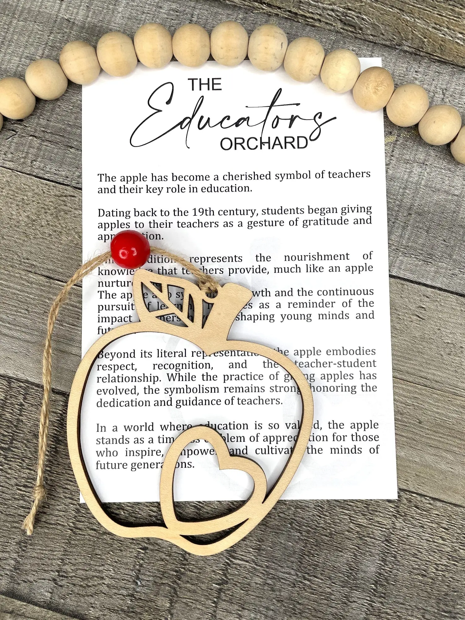 The Educator Orchard - Apple Charm