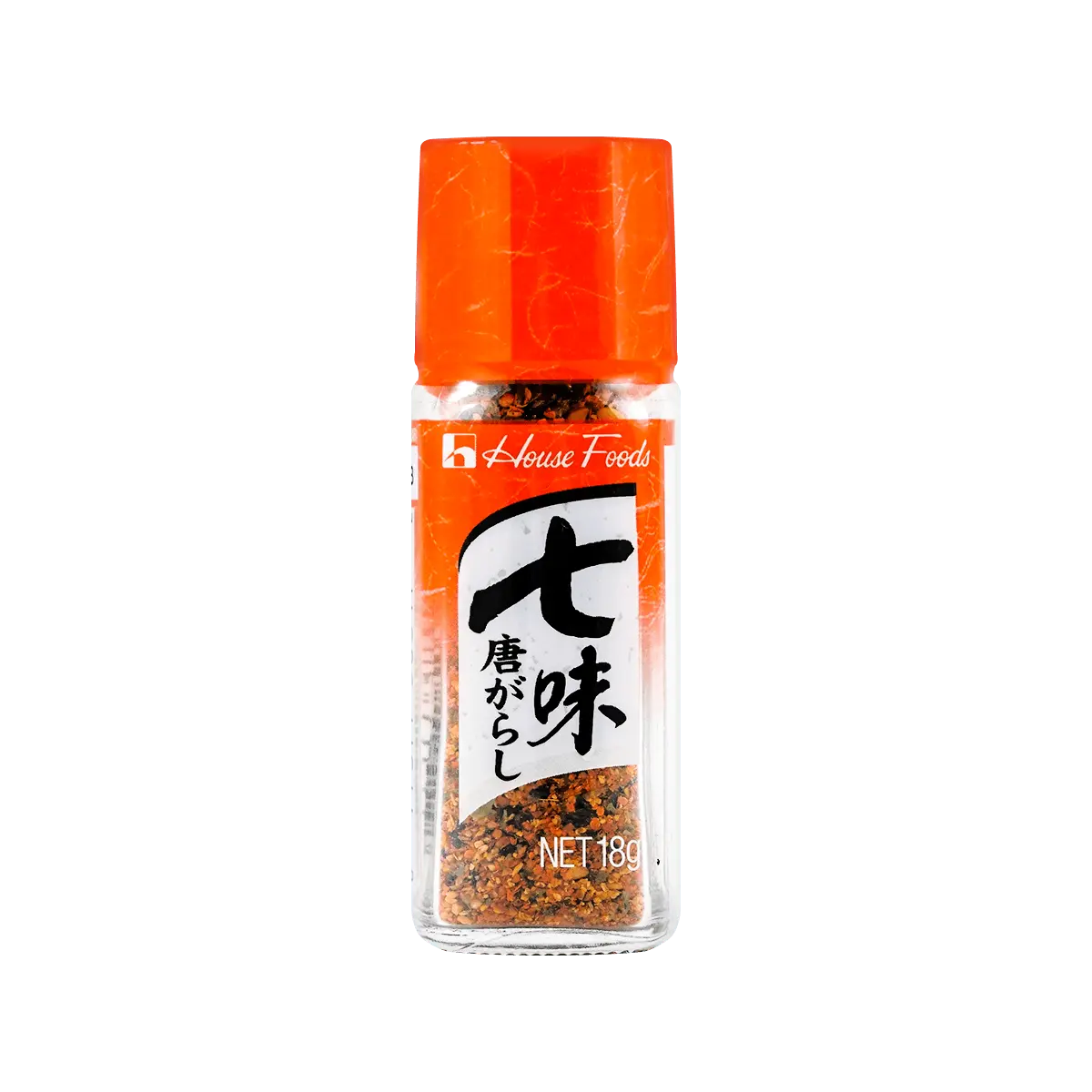 House Foods Japanese Shichimi Togarashi Spice Blend 18g - Authentic Seven Flavor Chili Powder for Ramen, Noodles, and Japanese Cuisine