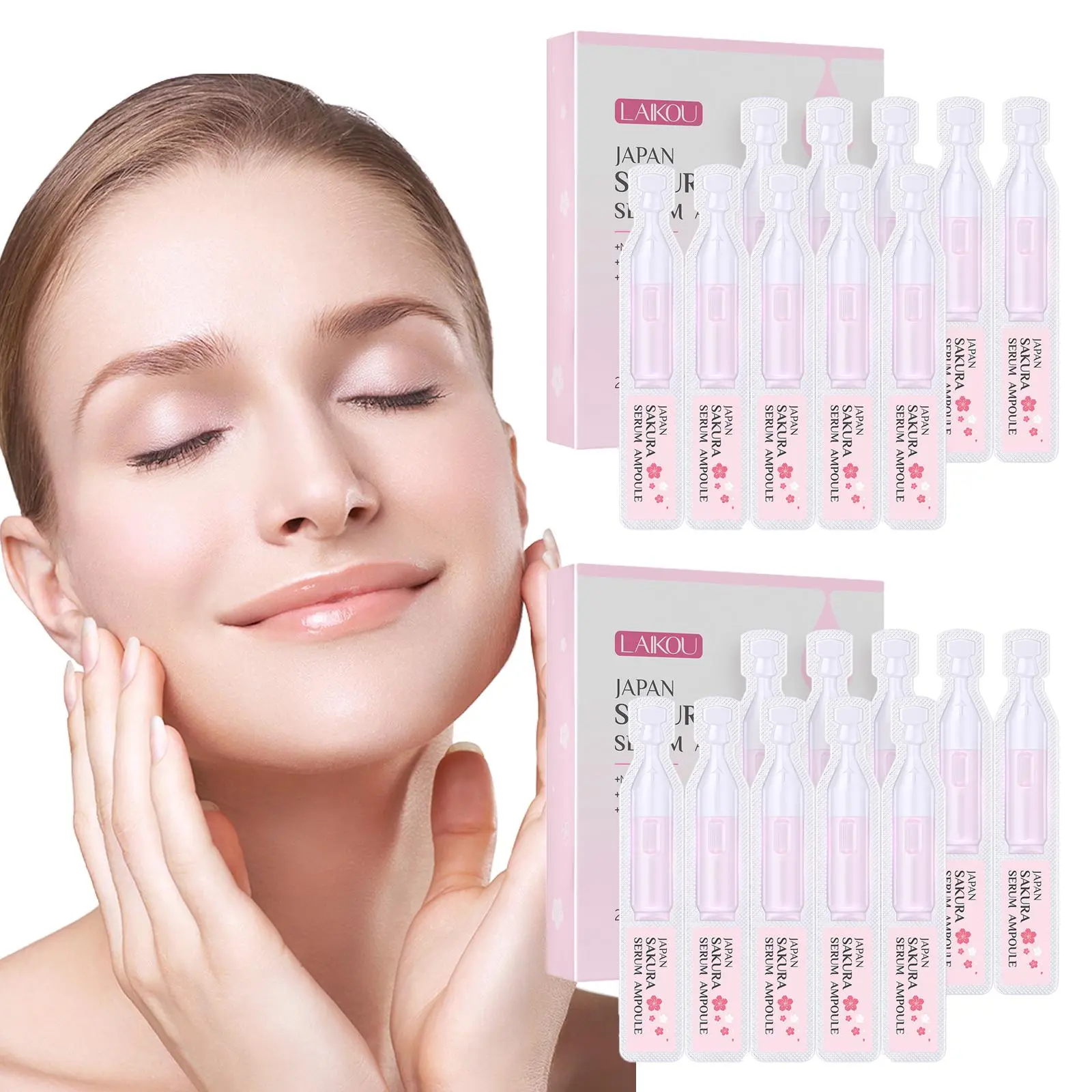 SAKURA MOISTURE ESSENCE 6本セット japan sakura essence cream - TikTok Shop