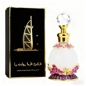 15ML Sweet Flower Floral Perfume Oil, Portable Fragrance for Girls, Romantic Gift Idea, Gentle and Elegant Scent