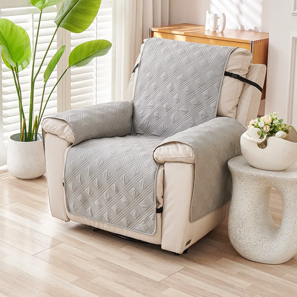 Single Person Sofa Pad, Protector with Tie Straps, Stain-Resistant and Easy to Clean, Universal Massage Sofa Cover