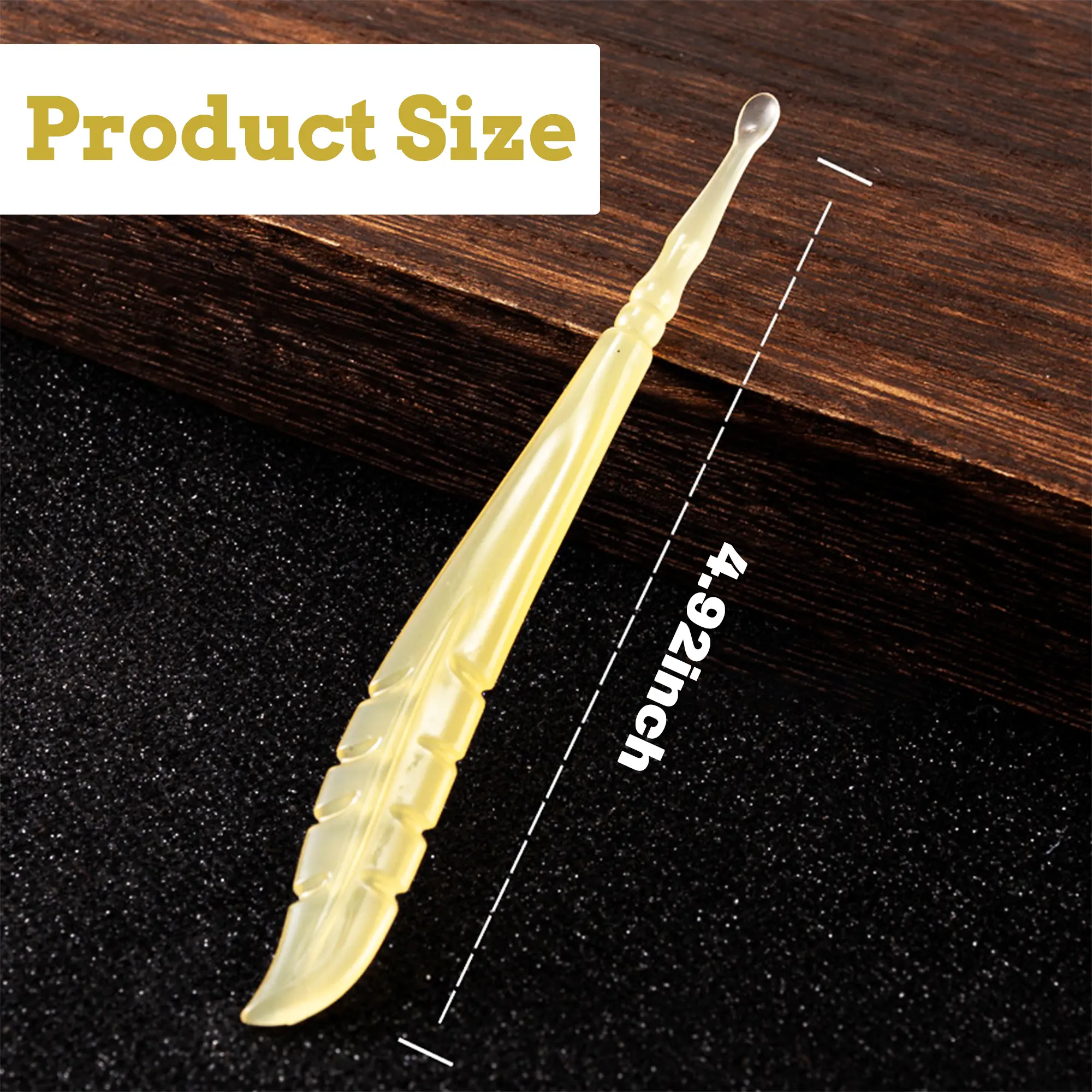 10 Counts Leaf Shape Ear Picks, multipurpose tool works for tidying small intricate areas, versatile for daily cleaning needs