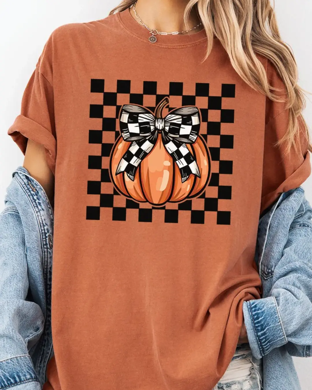 Check It Out Coquette Pumpkin Comfort Colors Adult Ring-Spun Cotton Tee