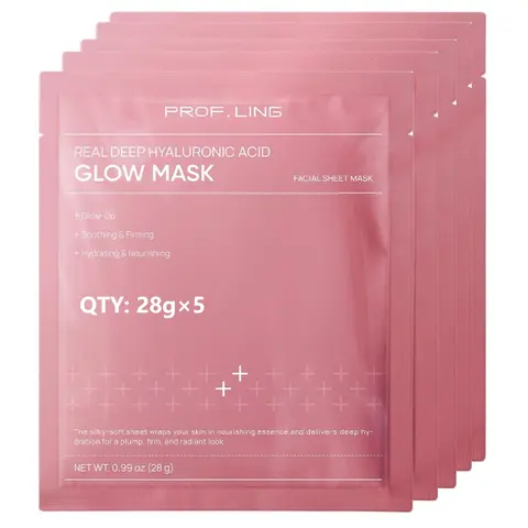 (Giveaway) PROF.LING REAL DEEP Hyaluronic Acid Mask Random Style 1 Sheet – Anti-Wrinkle / Hydration / Glow Giveaway – Deep Moisturizing & Soothing for Dry, Sensitive Skin