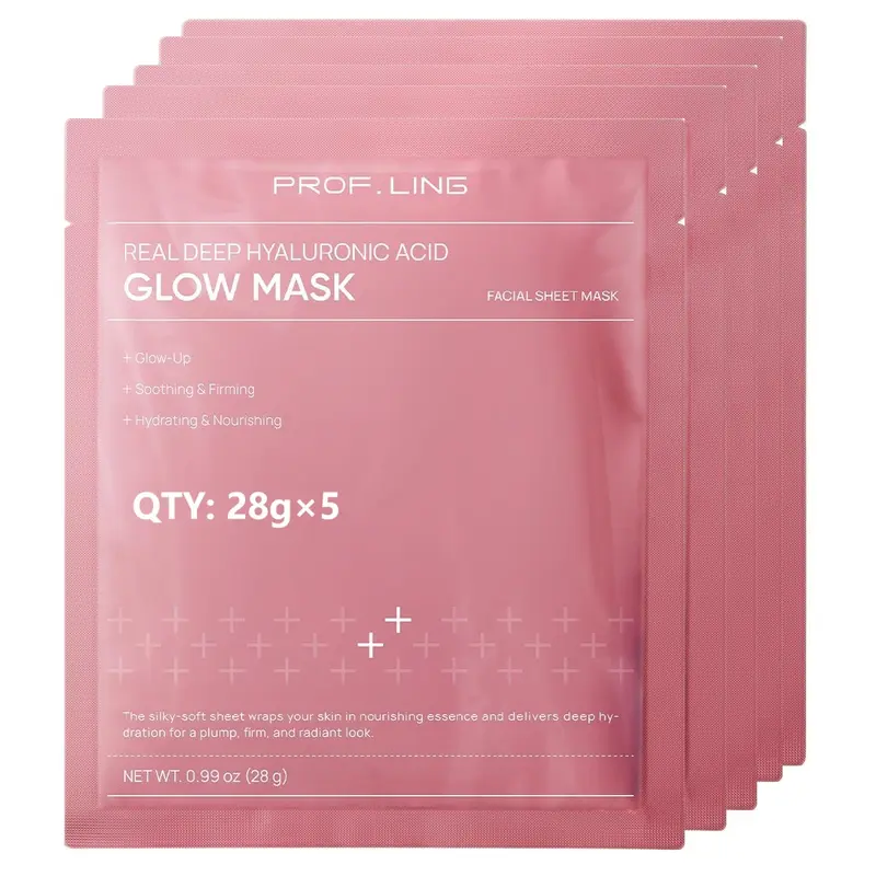 (Giveaway) PROF.LING REAL DEEP Hyaluronic Acid Mask Random Style 1 Sheet – Anti-Wrinkle / Hydration / Glow Giveaway – Deep Moisturizing & Soothing for Dry, Sensitive Skin
