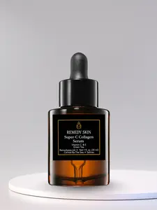 Remedy Skin Super-C Collagen Serum with 20% Vitamin C Complex Vitamin E & Green Tea Extracts for Brightening Firming and Protecting Skin Daily Use Gentle Lightweight Oil Free