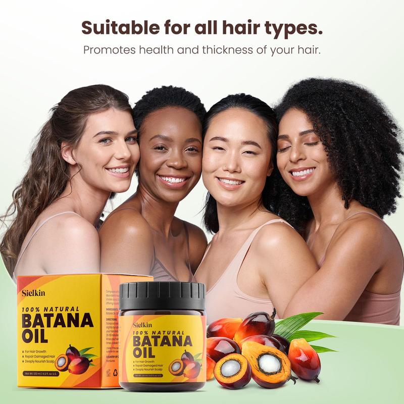 Raw Batana Oil for Hair Growth: 100% Organic, Dr. Sebi Approved | Prevents Hair Loss, Eliminates Split Ends | Scalp & Hair Care for Women & Men