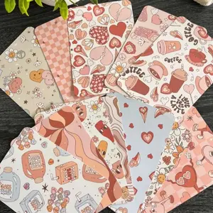 Love Kindle Device Inserts - Durable Cardstock for Clear Case Covers Colorsoft Oasis Covers Paperwhite Skins Readers Decoration Accessories Smartphone 11 Designs Multicolor Sticker Packs Postcard Sticker Enhance Your Kindle Experience