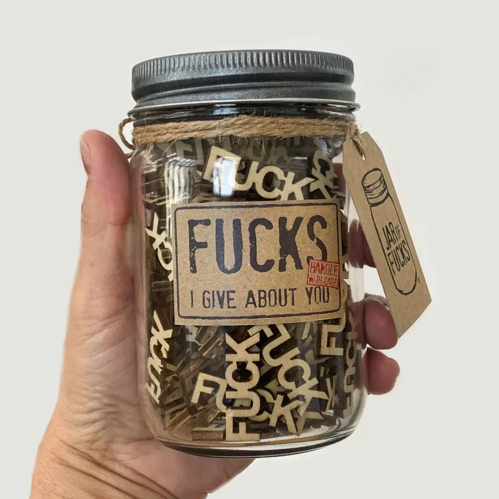 The Original Jar of Fucks– Funny Gag Gift Bottle