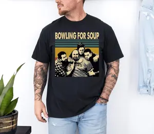 Bowling for Soup band Vintage T-Shirt, Bowling for Soup Shirt, Music Retro Shirt Gift for Men and Women