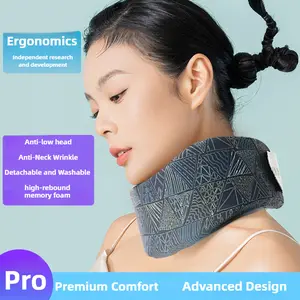 Anti-Bow Cervical Brace - Comfortable Decompression Neck Support | Cervical Orthotic for Office, Travel & Home Use