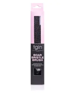 Style + Shine Boar Bristle Brush- Black