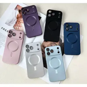 OREKROY[Freeship]Mag Safe Magnetic TPU Case for iPhone 17 Pro Max 16 15 14 13 12 11 Pro Max with Camera Lens Protector, Shockproof Soft Back Phone Cover with Magsafe Wireless Charging